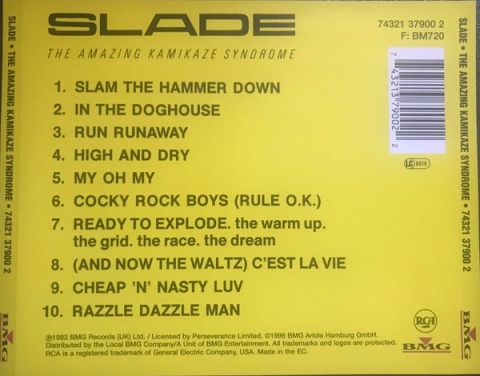 SLADE- The Amazing Kamikaze Syndrom