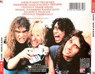 SLAYER- Reign In Blood