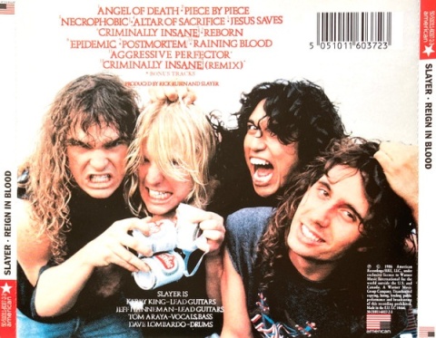 SLAYER- Reign In Blood