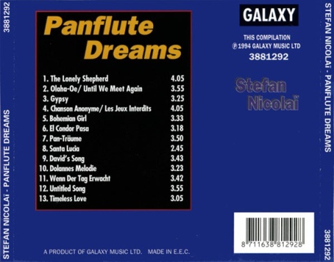 STEFAN NICOLAI- Panflute Dreams