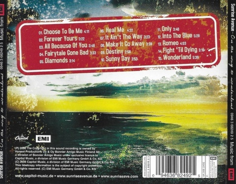 SUNRISE AVENUE- On The Way To Wonderland