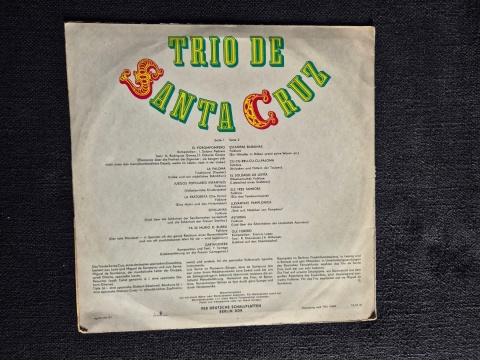 TRIO DE SANTA CRUZ - Trio De Santa Cruz