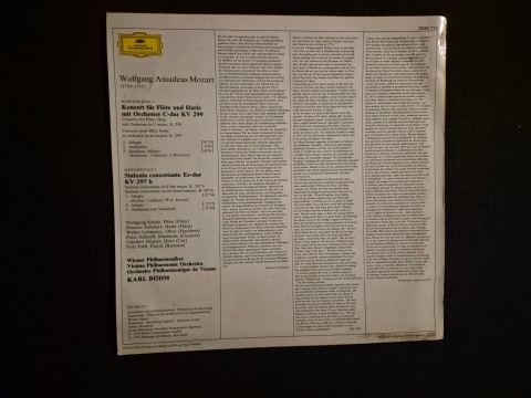 WOLGANG AMADEUS MOZART- Sinfonia Concertante KV297b/Konzert Für Flöte Und Harfe KV299