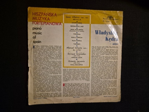 WŁADYSŁAW KĘDRA- Music Of Spain