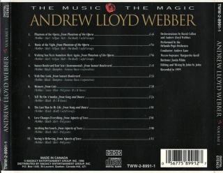 ANDREW LLOYD WEBER- The Music The Magic volume 1