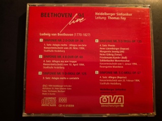 BEETHOVEN- Live 94 (Heidelberger Sinfoniker)
