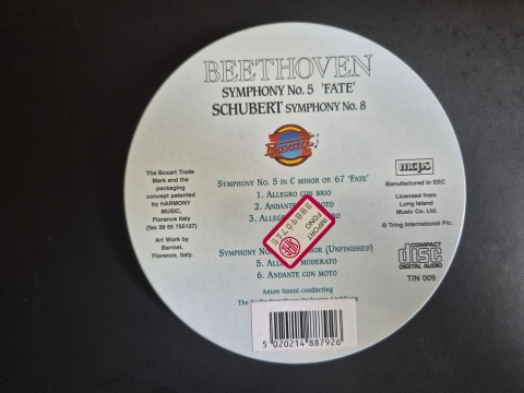 BEETHOVEN/SCHUBERT- Symphony No. 5/Symphony No. 8