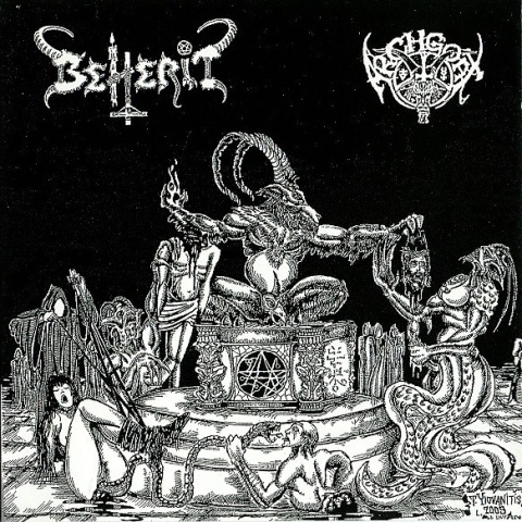 BEHERIT/ARCHGOAT- Messe Des Morts/Angelcunt