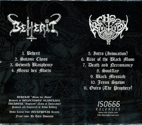 BEHERIT/ARCHGOAT- Messe Des Morts/Angelcunt