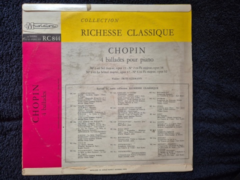 CHOPIN- 4 Ballades Pour Piano