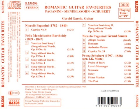 GERALD GARCIA- Romantic Guitar Favourites