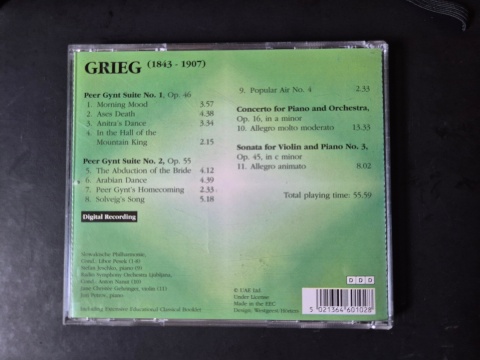 GRIEG- Peer Gynt Suites 1 & 2