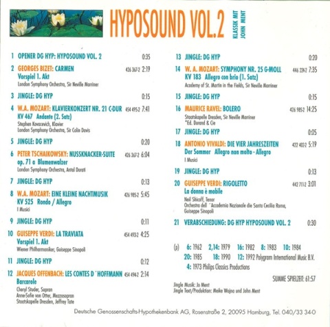 Hyposound Vol.2 (Klassik Mit John Ment)
