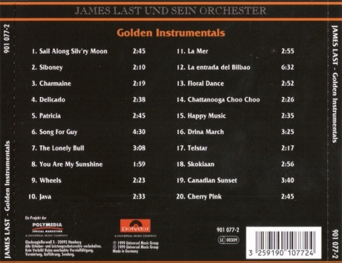 JAMES LAST- Golden Instrumentals