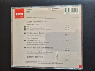 JOHN ADAMS/SIMON RATTLE- Harmonielehre