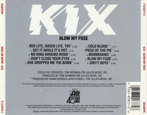 KIX- Blow My Fuse