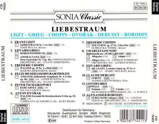Liebestraum (Liszt, Grieg, Chopin, Dvorak, Debussy, Borodin)