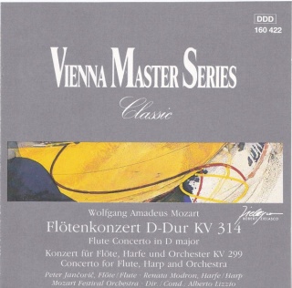 MOZART- Flötenkonzert D-Dur KV 314 * Konzert Für Flöte, Harfe Und Orchester C-Dur, KV 299