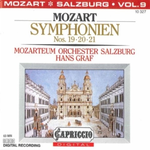 MOZART- Symphonien Nos. 19 • 20 • 21