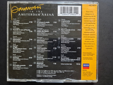 PAVAROTTI- In The Amsterdam Arena