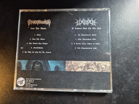 PUSTULATION/LIGFAERD- Into The Abyss / Af Råddent Blod Og Ilde Mod