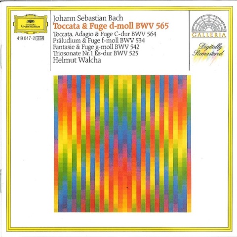 BACH- Toccata Und Fuge (Helmut Walcha)
