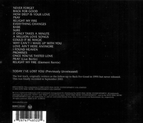 TAKE THAT- The Ultimate Collection