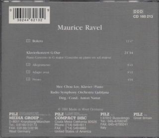 RAVEL- Bolero/Klavierkonzert G-Dur