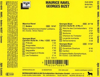 RAVEL/BIZET- Boléro / Carmen