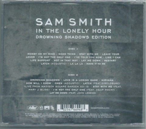SAM SMITH- In The Loney Hour: Drowning Shadows Edition