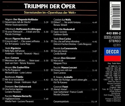 Triumph Der Oper - Sternstunden Im »Opernhaus Der Welt«