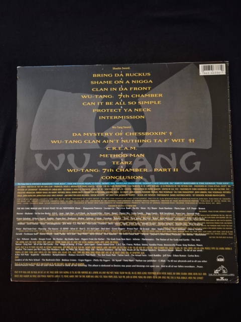 WU-TANG CLAN- Enter The Wu-Tang (36 Chambers)
