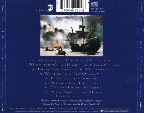 1492 – Conquest Of Paradise (Music From The Original Soundtrack)
