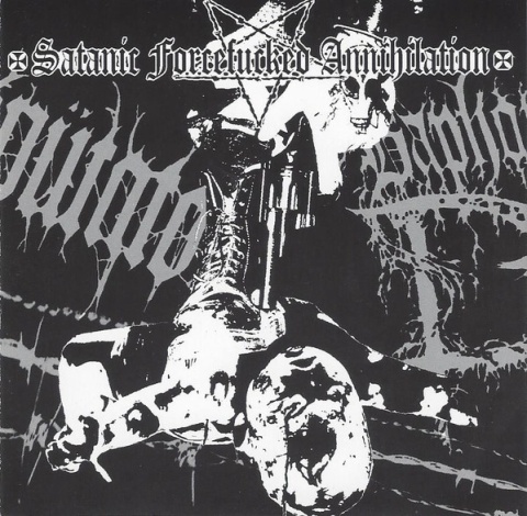AMPÜTATOR/BAPHOMETS HORNS- Satanic Forcefucked Annihilation