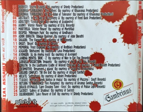 Brutal Assault - Open Air Festival Vol. 8