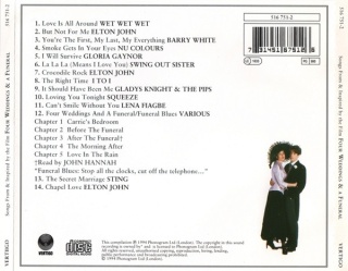 Four Weddings & A Funeral (Songs From And Inspired By The Film)