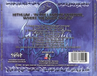 HITHLUM- In the Land of Mordor, Where the Shadows Lie
