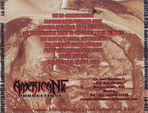 INFECTED FLESH- Anthropophagical Devourment