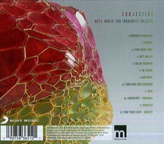 SUBJECTIVE- Act1: Music For Inanimate Objects